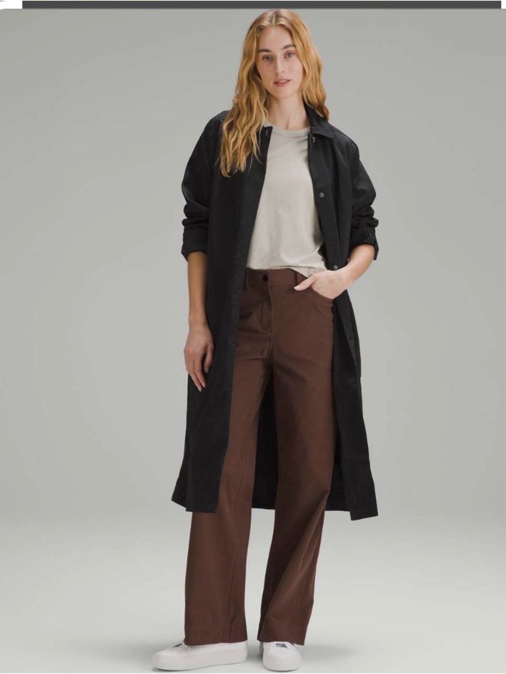 Lululemon lightweight collard Aline coat